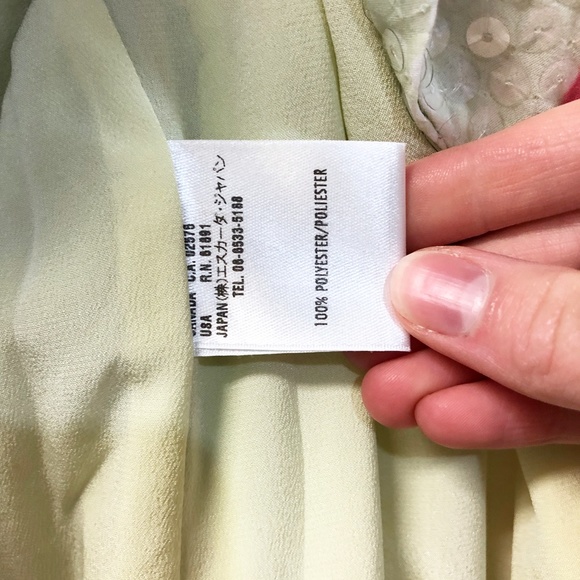 Escada Sequin Floral Green Jacket Blazer - Picture 5 of 7